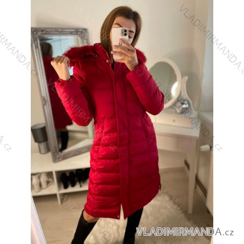 Bunda s kapucňou dámská (S-XXL) Nat227096L červená XL