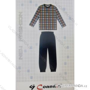 Pyžamo dlhé Pánske bavlnené (m-3XL) COANDIN S3209-04