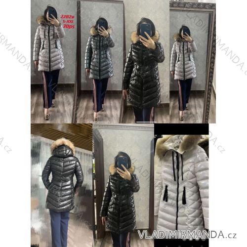 Bunda/kabát s kapucňou zimná dámska (S-2XL) TALIANSKA MODA IMPPA222282