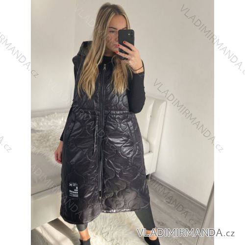 Vesta s kapucňou dámska (M/L ONE SIZE) TALIANSKA MÓDA IM422979