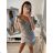 Šaty elegantné spoločenské na ramienka dámske (S/M ONE SIZE) TALIANSKA MÓDA IMM22ls20784