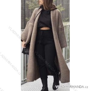 Cardigan dlhý pletený dlhý rukáv dámsky (S/M ONE SIZE) TALIANSKA MÓDA IMPBB22J3620