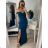Šaty elegantní společenské carmen dlouhé dámské (XS/S/M/L ONE SIZE) ITALSKÁ MÓDA IM322063