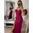 Šaty elegantní společenské carmen dlouhé dámské (XS/S/M/L ONE SIZE) ITALSKÁ MÓDA IM322063