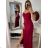 Šaty elegantní společenské carmen dlouhé dámské (XS/S/M/L ONE SIZE) ITALSKÁ MÓDA IM322063