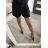 Kraťasy šortky elegantné s opaskom dámske (S/M/L ONE SIZE) TALIANSKA MÓDA IMD22519/DR biela
