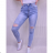 Rifle jeans dámske (25-31) POP SEVEN MA520pop5517/DR 26 modrá