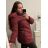 Bunda Zimná s kapucňou nadrozmer (4XL-9XL) Victoria rossi ELR22ROSE9330 vínová 6XL