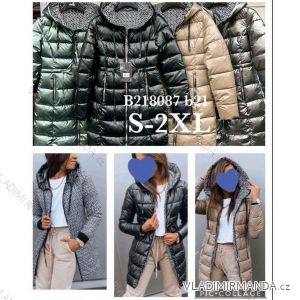 Bunda/kabát s kapucňou dlhý rukáv dámsky (S-2XL) PMWB22B218087B21