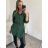 Košeľa oversize s opaskom dlhý rukáv dámska (S/M/L ONE SIZE) TALIANSKA MÓDA IMWGS223417