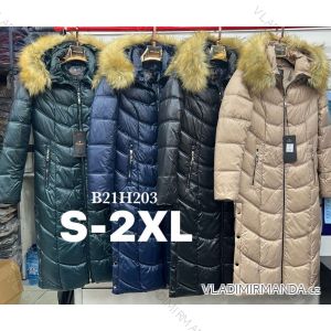 Bunda/kabát s kapucňou dlhý rukáv dámsky (S-2XL)  PMWB22B21H203