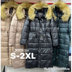 Bunda/kabát s kapucňou dlhý rukáv dámsky (S-2XL)  PMWB22B21H-201