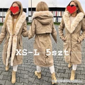 Bunda/kabát s kapucňou dlhý rukáv dámsky (SX-L) PMWB223884