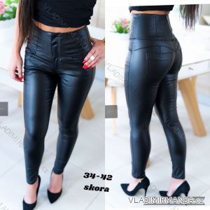 Legíny koženkové dlhé dámske (34-42) JEANS JAW223900