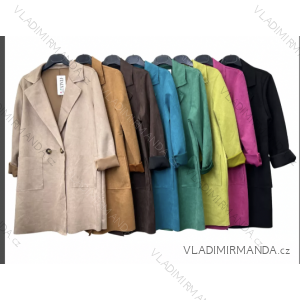 Kabát dlhý rukáv dámsky (S/M ONE SIZE) TALIANSKA MÓDA IMPLM22244000090
