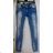 Rifle jeans Dámske nízke sed (34-44) SMILING JEANS H021