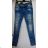 Rifle jeans Dámske nízke sed (34-44) SMILING JEANS H022