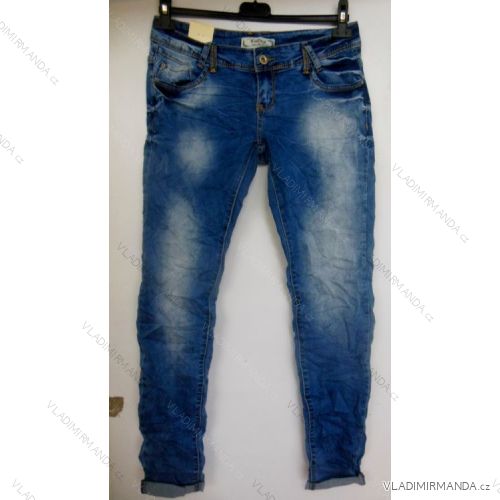 Rifle jeans Dámske nízke sed (34-44) SMILING JEANS H010