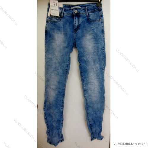 Rifle jeans dámske (34-46) SMILING JEANS S184