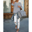 Nohavice rifle skinny dámske (34-42/s-xl) Shiny design IMT181289-2/DR 40 biela