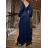 Šaty dlhé elegantný dlhý rukáv dámske (S/M ONE SIZE) TALIANSKA MÓDA IMWDD223956