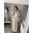 Kabát zimný dámsky (S-2XL) POLSKÁ MÓDA HAG3-3019-WHITE/DR 2XL biela