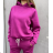 Mikina s kapucňou dlhý rukáv dámska (S/M ONE SIZE) TALIANSKA MÓDA IMPDY222XFH1796