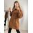 Sveter oversize predĺžený s rolákom dlhý rukáv dámsky (S/M/L ONE SIZE) TALIANSKA MÓDA IMWGS223723