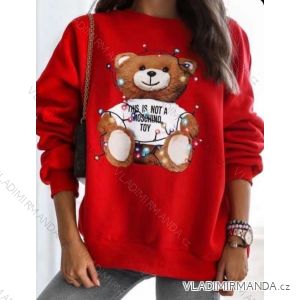 Mikina vianočný dlhý rukáv dámska (S/M ONE SIZE) TALIANSKA MÓDA IMWE224007