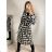 Kabát dlhý rukáv dámsky (S/M ONE SIZE) TALIANSKA MÓDA IMPBB22N8570