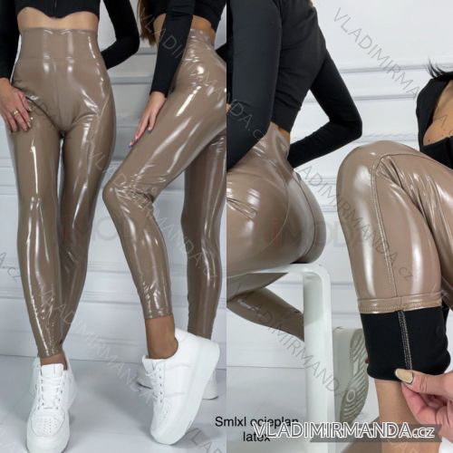 Legíny latexové zateplené dlhé dámske (S-XL) TURECKÁ MÓDA TMWL224038