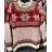 Sveter vianočný dlhý rukáv dámsky (S/M ONE SIZE) TALIANSKA MÓDA IMM22VN22985