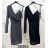 Šaty elegantné trblietavé dlhý rukáv dámske (S/M ONE SIZE) TALIANSKA MóDA IMM22LS26362