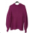 Sveter oversize pletený se stojáčkem dlhý rukáv dámsky (S/M ONE SIZE) TALIANSKA MÓDA IMM22VN22738