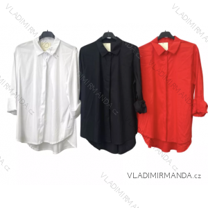 Košeľa dlhý rukáv dámska (S/M ONE SIZE) TALIANSKA MÓDA IMPLM2250320