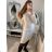 Šaty pletené s rolákom dlhý rukáv dámske (S/M/L ONE SIZE) TALIANSKA MóDA IM4221085/DU červená