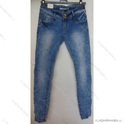 Rifle jeans Dámske nízke sed (34-44) SMILING JEANS S180