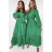 Šaty dlhé elegantný dlhý rukáv dámske (S/M ONE SIZE) TALIANSKA MÓDA IMPOC236348