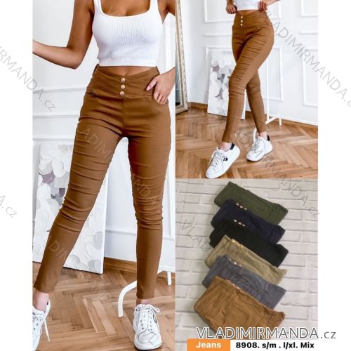 Nohavice strečové dlhé dámske (S/ML/XL) TURECKÁ MÓDA TMWL238908A