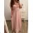 Šaty plesové elegantné spoločenské bez rukávu dámske nadrozmer (L/XL/2XL ONE SIZE) TALIANSKA MÓDA IMM23XF-324