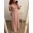 Šaty plesové elegantné spoločenské bez rukávu dámske nadrozmer (L/XL/2XL ONE SIZE) TALIANSKA MÓDA IMM23XF-324