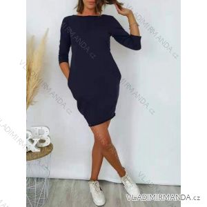 Šaty klasik 3/4 rukáv dámske (S/M/L ONE SIZE) TALIANSKA MóDA IMM23SA4872