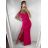 Šaty elegantní společenské carmen dlouhé dámské (XS/S/M/L ONE SIZE) ITALSKÁ MÓDA IM322063