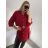 Košeľa oversize s opaskom dlhý rukáv dámska (S/M/L ONE SIZE) TALIANSKA MÓDA IMWGS223417