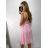 Šaty šifónové elegantné krátke na ramienka dámske (S/M ONE SIZE) TALIANSKA MóDA IM922BONA/DR kráľovská modrá
