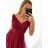 Šaty společenské dlouhé elegatní dámské (S/M ONE SIZE) ITALSKÁ MÓDA IM923MARINA/DU S/M tmavo modrá