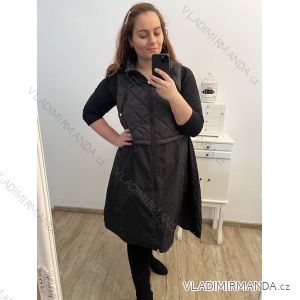 Vesta bez rukávov dámske nadrozměr (XL/2XL ONE SIZE) TALIANSKA MóDA IM423ELENA