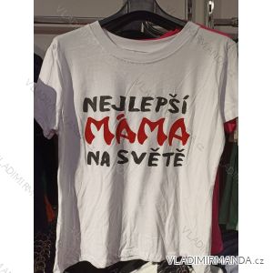 Tričko krátky rukáv dámske (S/M ONE SIZE) TALIANSKA MÓDA IMH23017