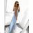 Šaty dlhé elegantné spoločenské plesové na ramienka dámske (S/M ONE SIZE) TALIANSKA MóDA IM3226339/DU zelená
