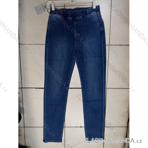 Rifle jeans s gumou v páse dámske nadrozmer (30-42) SUNBIRD SUN23AVX3967